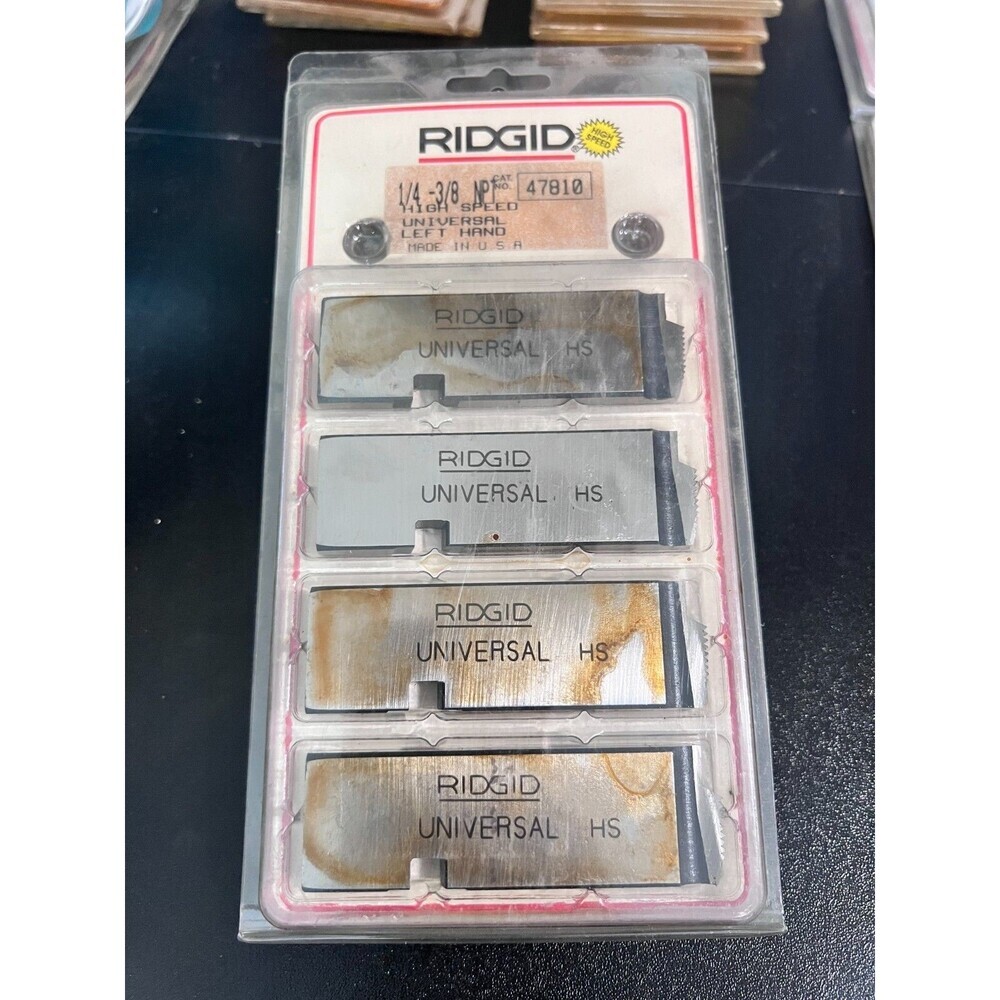 Ridgid 47810 1/4" to 3/8" NPT Pipe Threading Replacement Die